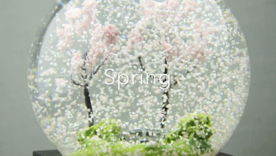 Spring Snow Globe