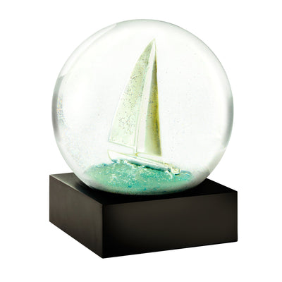 CoolSnowGlobes Sailboat Snow Globe