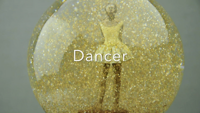 Dancer Snow Globe