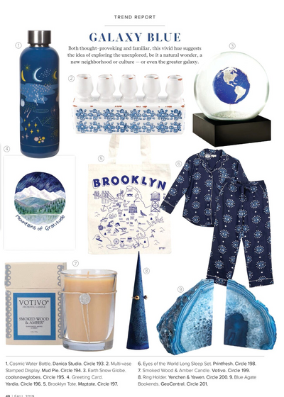Galaxy Blue in Gift Shop Magazine