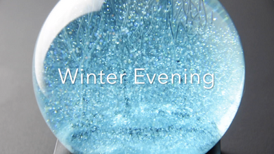 Winter Evening Snow Globe Video