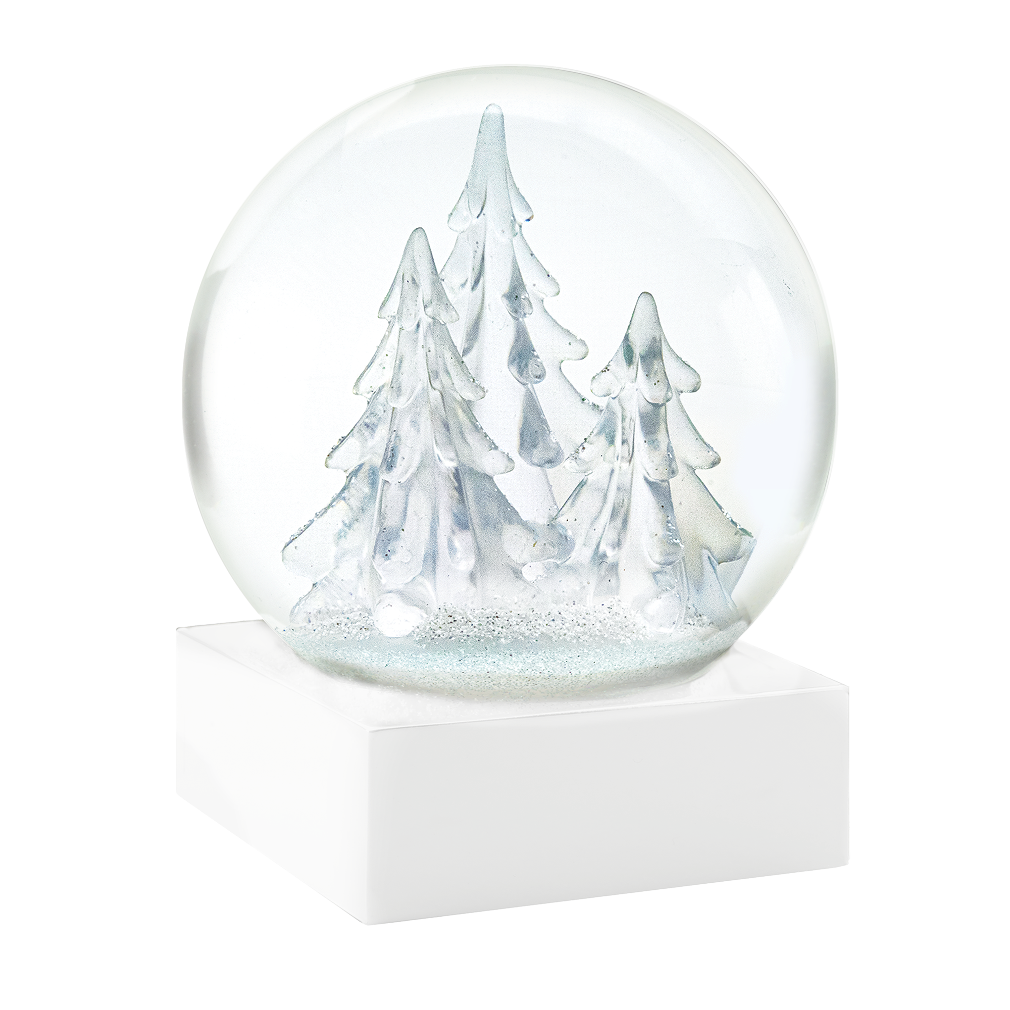 "Crystal" Trees Snow Globe