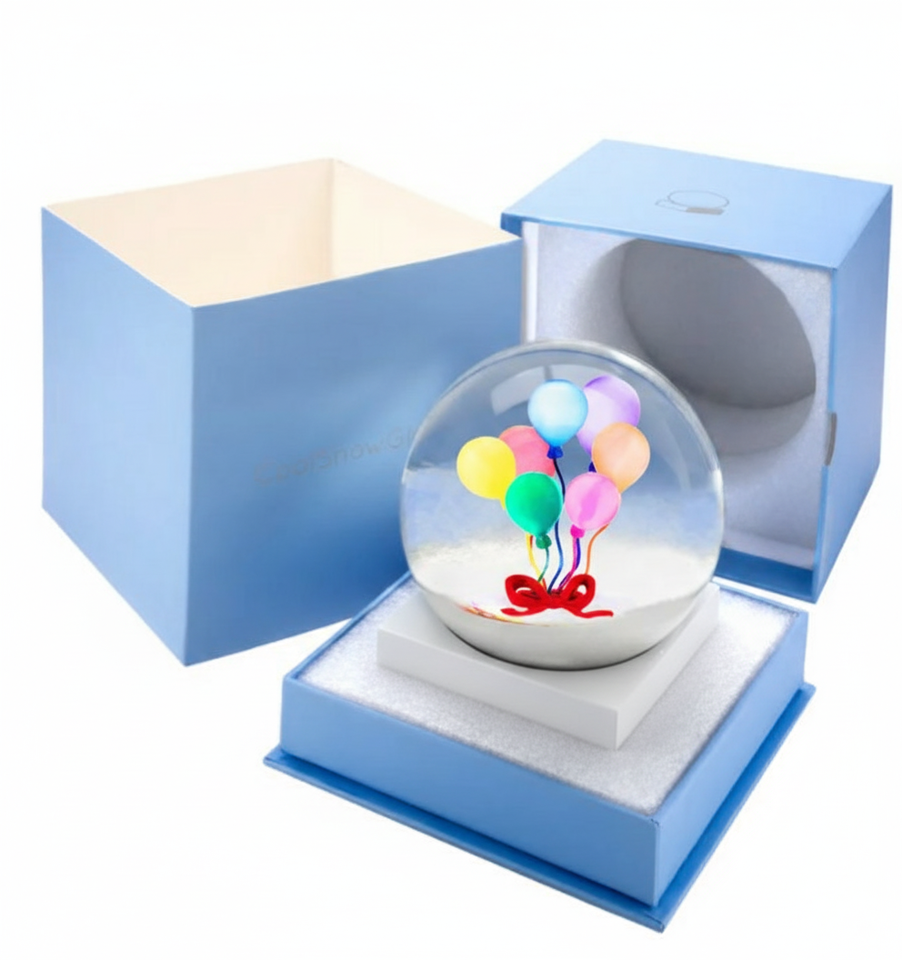 Balloon Bouquet Snow Globe