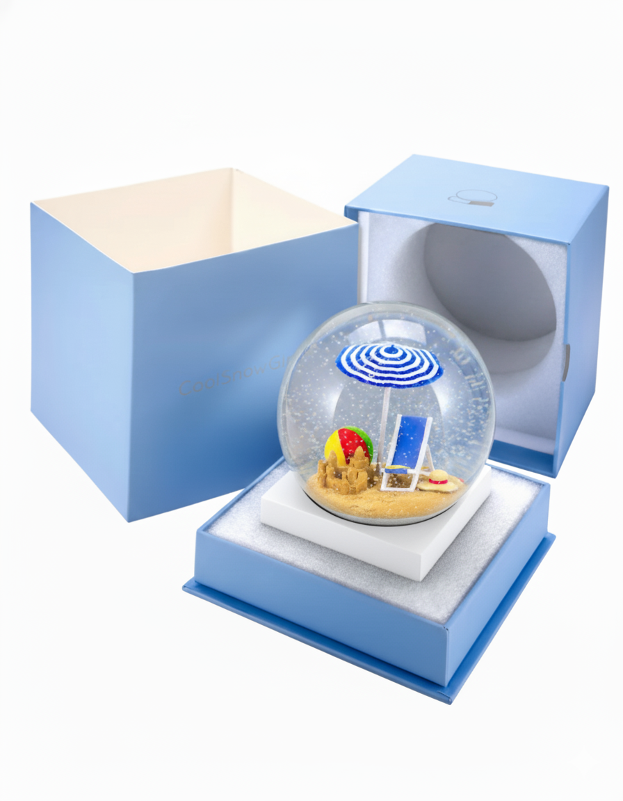 Beach Snow Globe