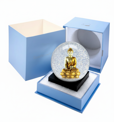 Gold Buddha Snow Globe