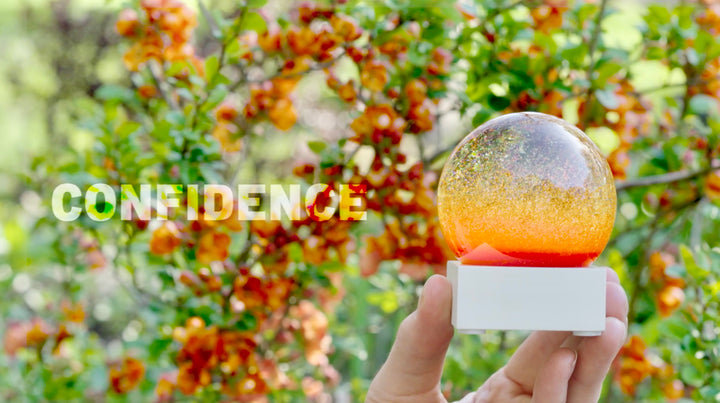 Serenity Sphere Orange – CoolSnowGlobes