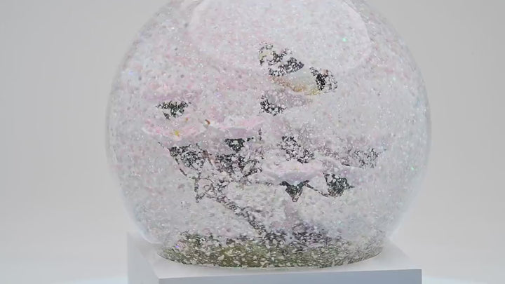 シーグラスアート『 ひな祭りsnow globe❀.*゜』 シーグラスアート『 ひな祭りsnow globe❀.*゜』