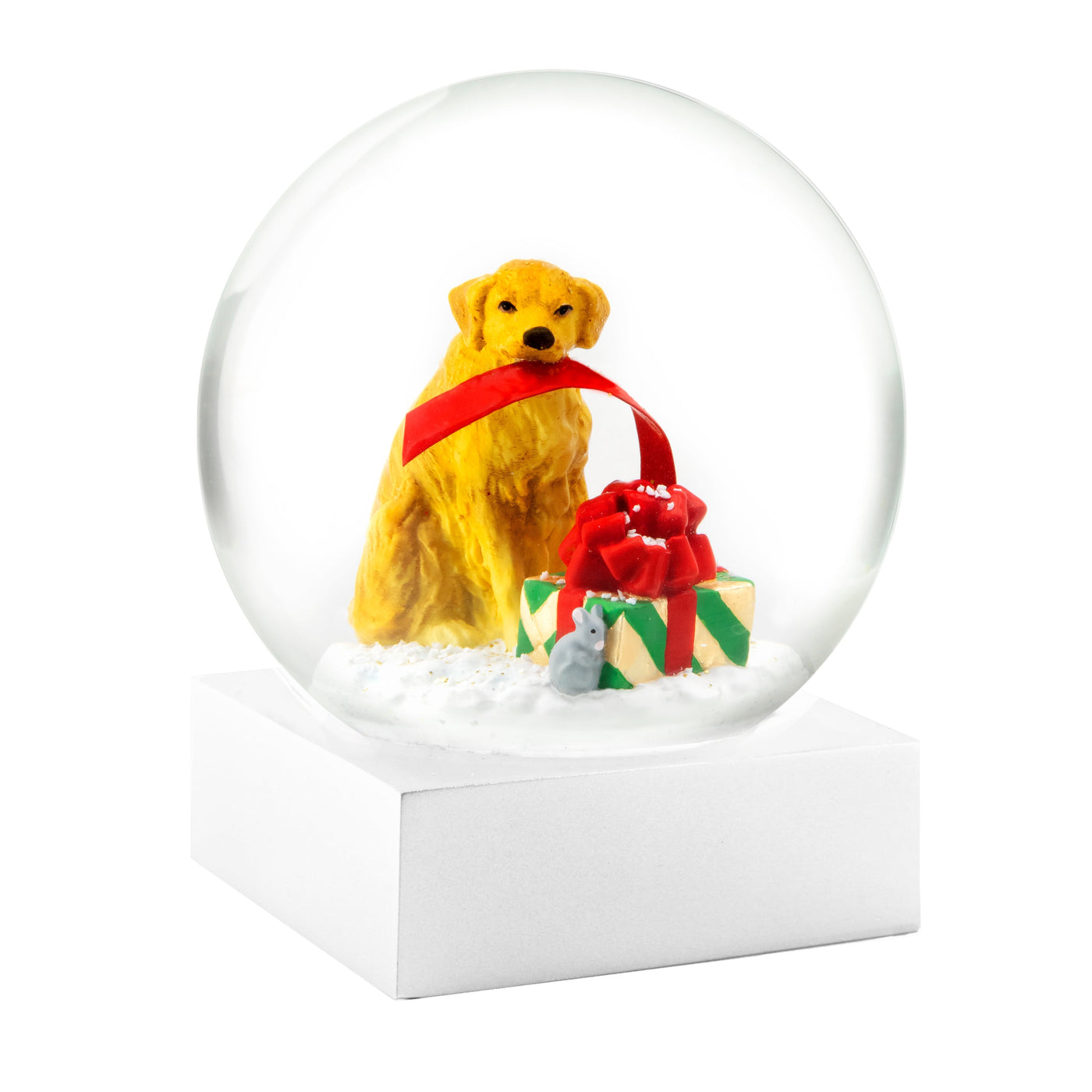 CoolSnowGlobes Dog with Gift Snow Globe
