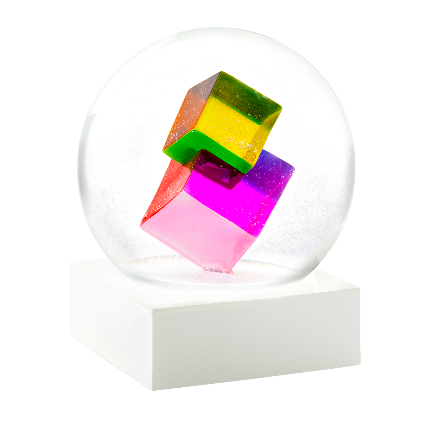 CoolSnowGlobes Magic Cubes Snow Globe