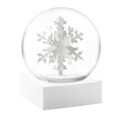 Cool Snow Globes Crystal Cluster Silver Glitter Snow Globe by  CoolSnowGlobes